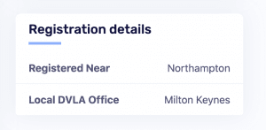 Find out where a vehicle was registered